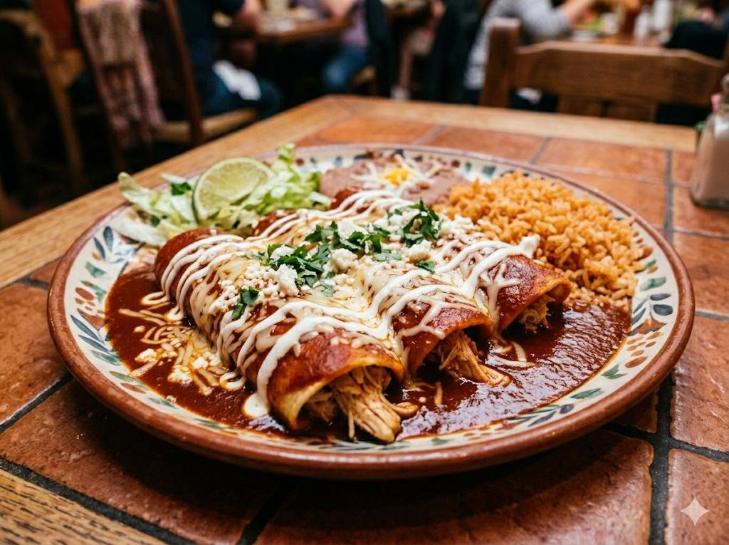 Enchiladas Rojas